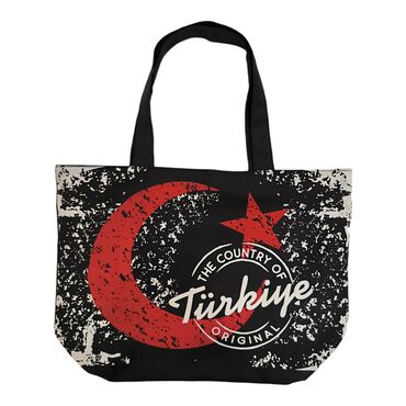 Aging Effect T rkiye Themed Beach Bag - Standart - 7