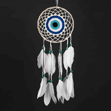 Myros - Evil Eye Macrame Dreamcatcher