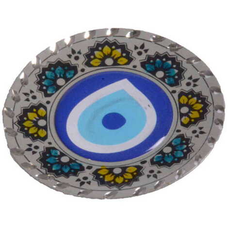 Evil Eye Themed Copper Fridge Magnet