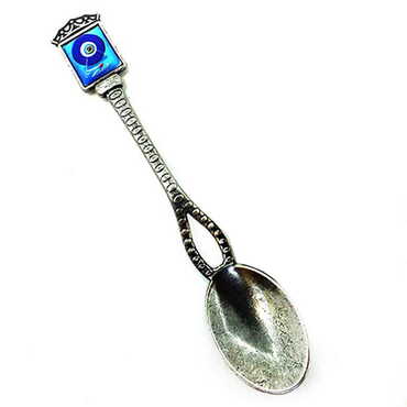 Myros - Evil Eye Themed Decorative Metal Spoon