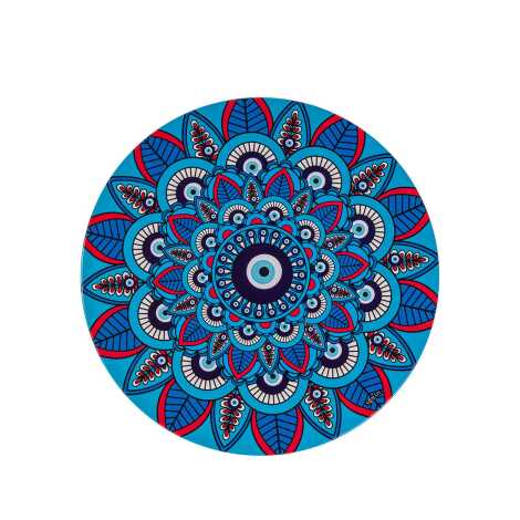 Evil Eye Themed Metal Trivet - 1