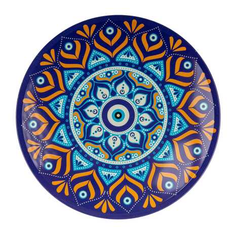 Evil Eye Themed Metal Trivet - 3