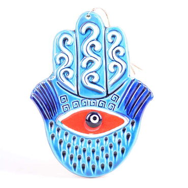 Myros - Evil Eye Themed Nautical Ceramics Fifth Size Wall Hanging