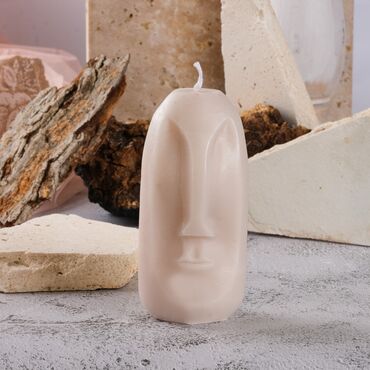 Myros - Face Shaped Candle 5X5,5 Cm