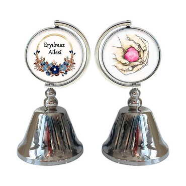 Myros - Family Themed Collectible Souvenir Metal Bell 44x90 mm