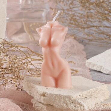 Female Tors Shaped Candle6X13 Cm - Thumbnail