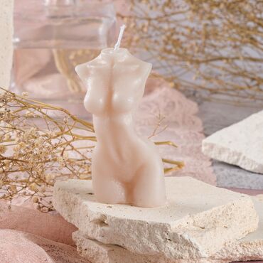 Female Tors Shaped Candle6X13 Cm - Thumbnail