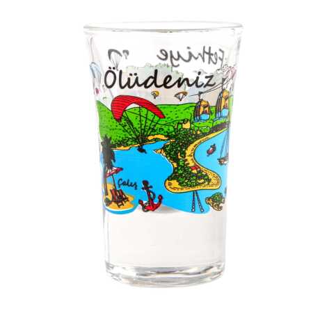 Fethiye Bölgesi Temalı Baskılı Shot Bardak 45x70 mm - 1