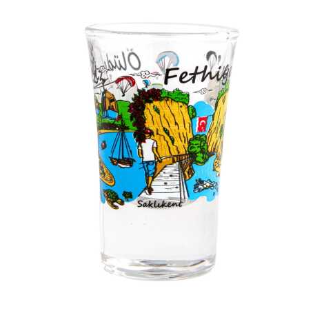 Fethiye Bölgesi Temalı Baskılı Shot Bardak 45x70 mm - 2
