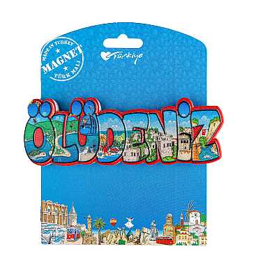 Fethiye Bölgesi Temalı Kartonetli Uv Polyester Magnet - Myros