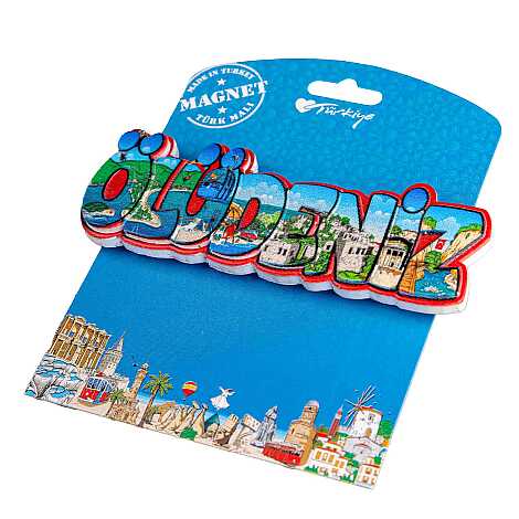 Fethiye Bölgesi Temalı Kartonetli Uv Polyester Magnet - 9