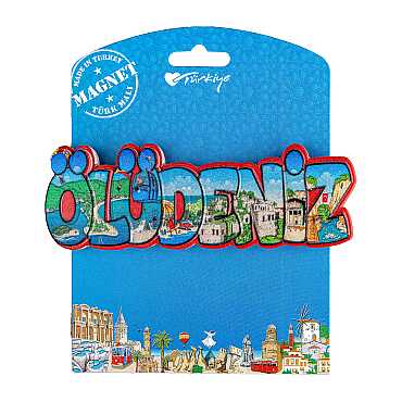 Fethiye Bölgesi Temalı Kartonetli Uv Polyester Magnet - 5