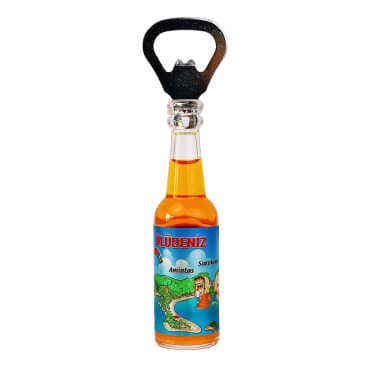Fethiye Region Themed Metallic Bottle Opener Refrigerator Magnet