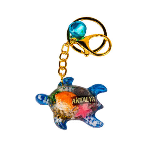 Fethiye Bölgesi Temalı ŞEFFAF POLYESTER ANAHTARLIK GOLDEN COLLECTION - 18