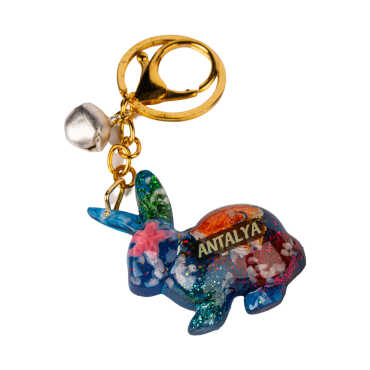 Fethiye Bölgesi Temalı ŞEFFAF POLYESTER ANAHTARLIK GOLDEN COLLECTION - 17