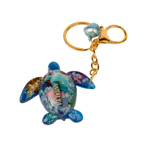 Fethiye Bölgesi Temalı ŞEFFAF POLYESTER ANAHTARLIK GOLDEN COLLECTION - 16