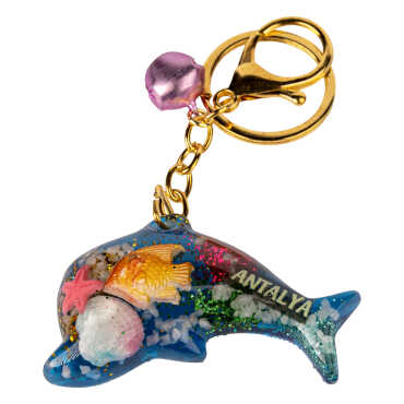 Fethiye Bölgesi Temalı ŞEFFAF POLYESTER ANAHTARLIK GOLDEN COLLECTION - 11