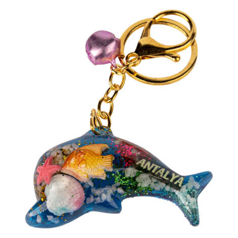 Fethiye Bölgesi Temalı ŞEFFAF POLYESTER ANAHTARLIK GOLDEN COLLECTION - 11