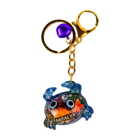 Fethiye Bölgesi Temalı ŞEFFAF POLYESTER ANAHTARLIK GOLDEN COLLECTION - 7