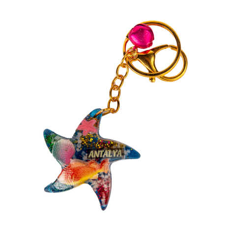 Fethiye Bölgesi Temalı ŞEFFAF POLYESTER ANAHTARLIK GOLDEN COLLECTION - 6