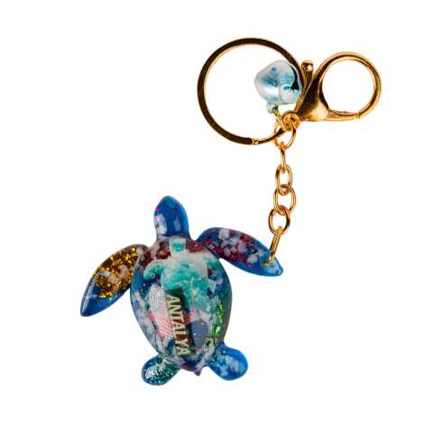 Fethiye Bölgesi Temalı ŞEFFAF POLYESTER ANAHTARLIK GOLDEN COLLECTION - 3