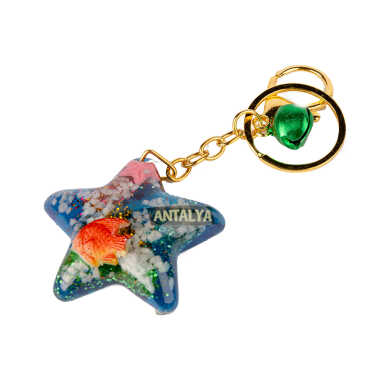 Fethiye Bölgesi Temalı ŞEFFAF POLYESTER ANAHTARLIK GOLDEN COLLECTION - 2