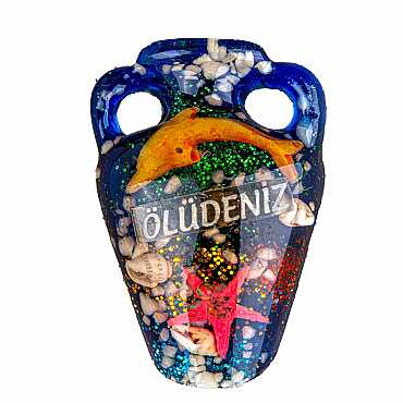 Fethiye Bölgesi Temalı Şeffaf Polyester Magnet - 3