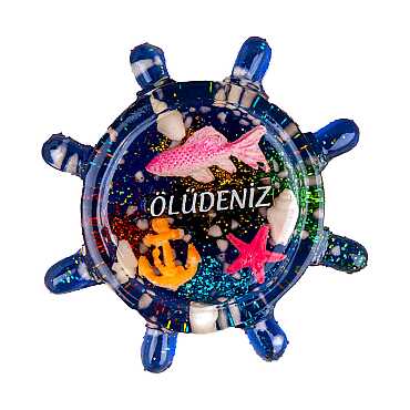 Fethiye Bölgesi Temalı Şeffaf Polyester Magnet - 9