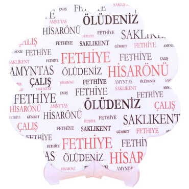 Toptan Fethiye Bölgesi Temalı Yöresel Papatya Ni̇hale 180 Mm