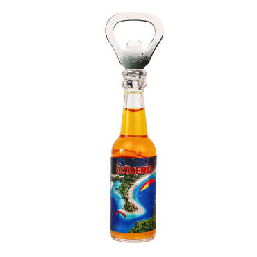 Fethiye Region Themed Metallic Bottle Opener Refrigerator Magnet - 7