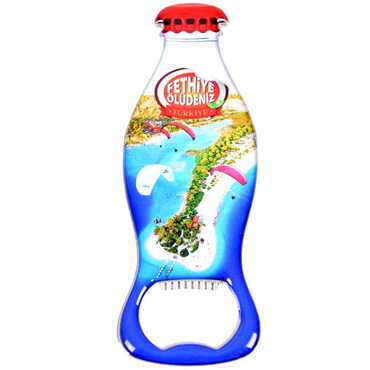 Toptan Fethiye Temalı Myros Metal Kola Şişesi Açacak Magnet 120x41 mm - 5