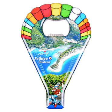 Toptan Fethiye Temalı Myros Metal Paraşüt Açacak Magnet 113x75 mm - Thumbnail