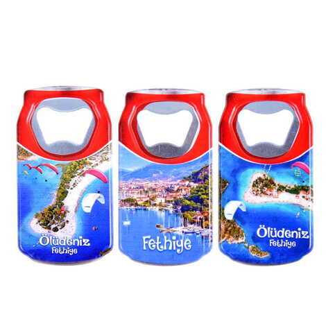 Toptan Fethiye Temalı Myros Teneke Kutu Açacak Magnet 43x80 mm - 2