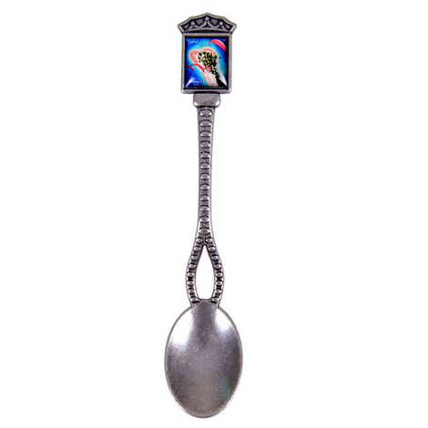 Fethiye Themed Decorative Metal Spoon