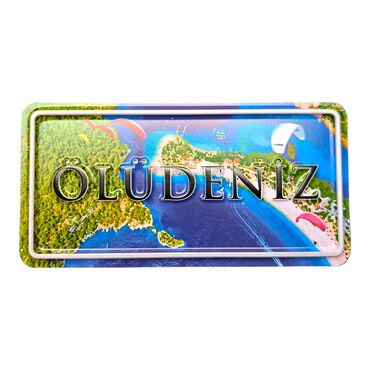 Fethiye Themed Embossed Pvc Oppression Fridge Magnet - Thumbnail