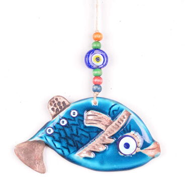 Myros - Fish Themed Nautical Ceramics Second Size Wall Hanging