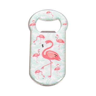 Toptan Flamingo Temalı Myros Metal Klasik Açacak Magnet 90x45 mm - Thumbnail