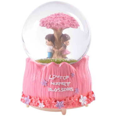Glass Polyester Snow Globe No:34 Big Size - Myros