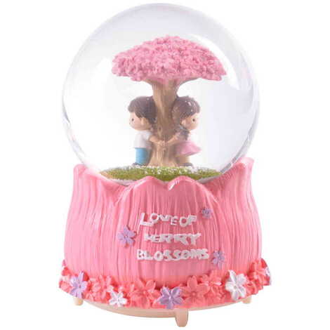 Glass Polyester Snow Globe No:34 Big Size - 1