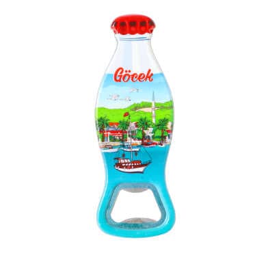 Göcek Themed Myros Bottle Opener Refrigerator Magnet 42x120 mm