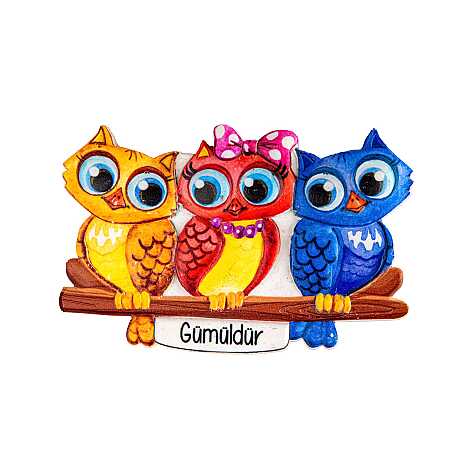 Gümüldür Temalı Myros Yöresel Polyester Magnet - 1