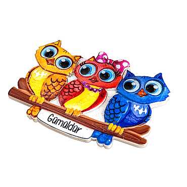 Gümüldür Temalı Myros Yöresel Polyester Magnet - 9