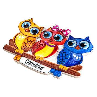 Gümüldür Temalı Myros Yöresel Polyester Magnet - 5