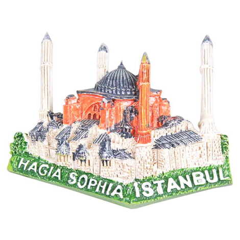 Hagia Sophia Polyester Fridge Magnet