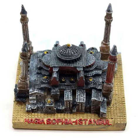 Hagia Sophia Themed Polyester Brown Figurine