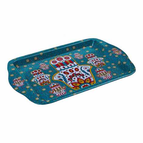 Hand of Fatima Themed Mini Tray Double Sided Printed - 2