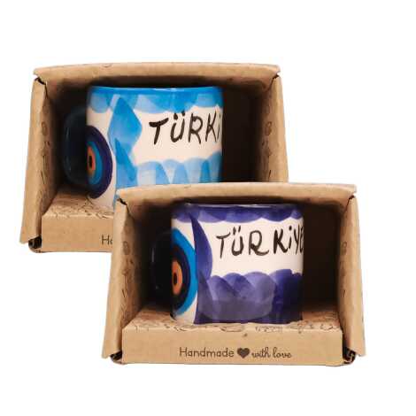 Handmade Ceramic Small Mug with Box - 2