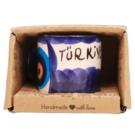 Handmade Ceramic Small Mug with Box - 4