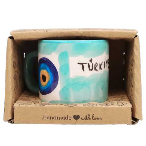 Handmade Ceramic Small Mug with Box - 5