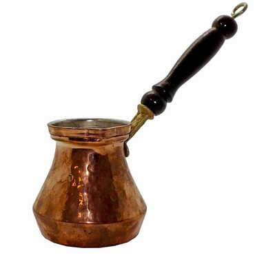 Handmade Turkish Copper Coffee Pot No:4 - Thumbnail